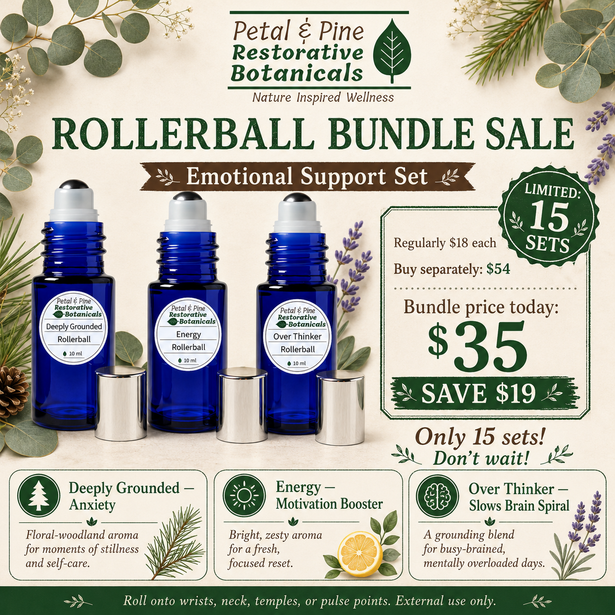 Emotional Support Set - Rollerball Bundle Sale