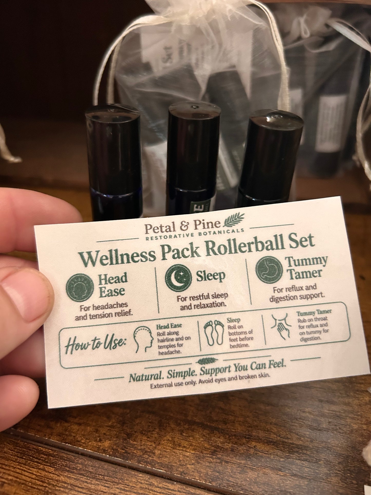 Wellness Pack Rollerball Set