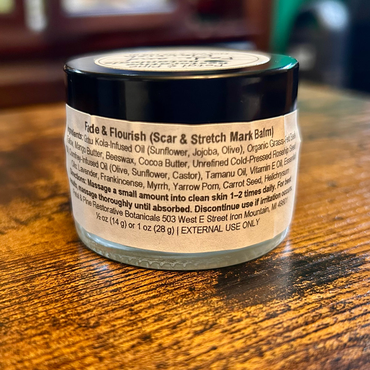 Fade + Flourish Scar and Stretch Mark Balm