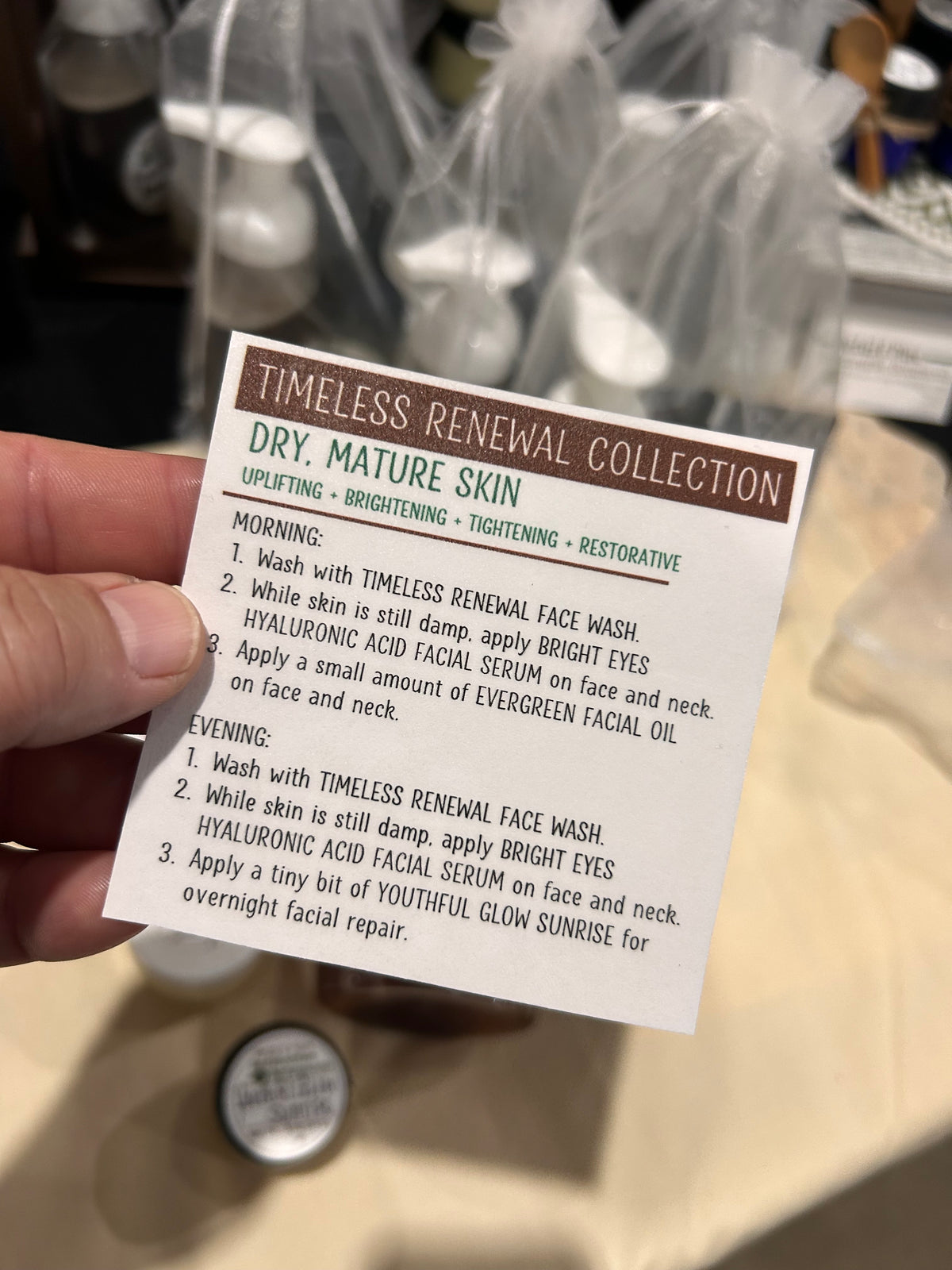 Timeless Renewal Collection for Dry & Mature Skin