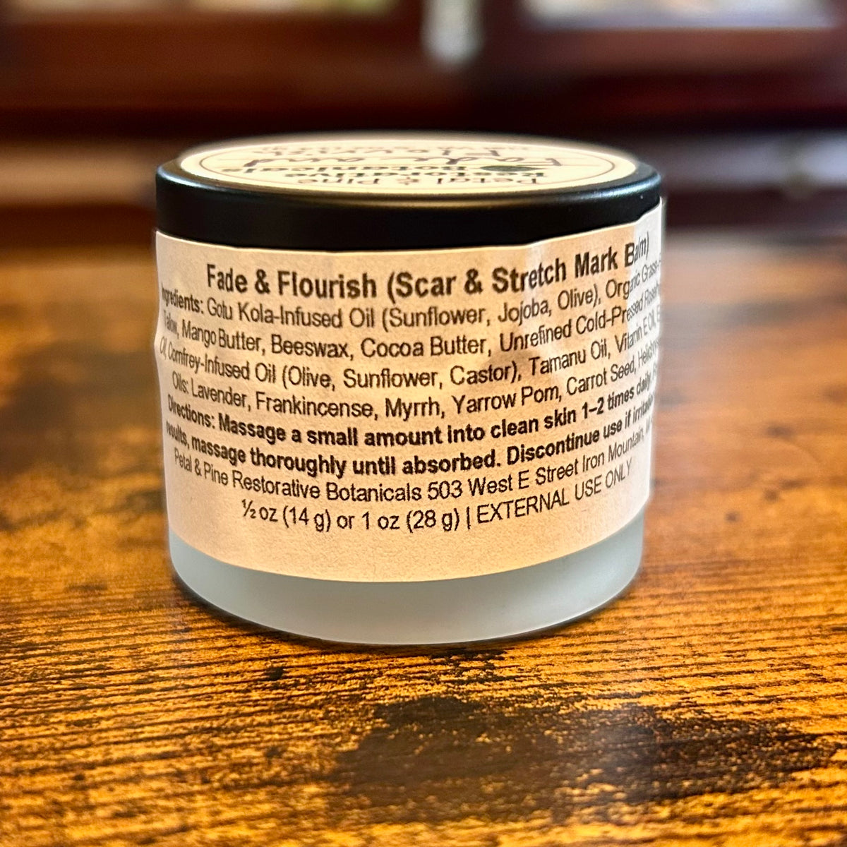 Fade + Flourish Scar and Stretch Mark Balm