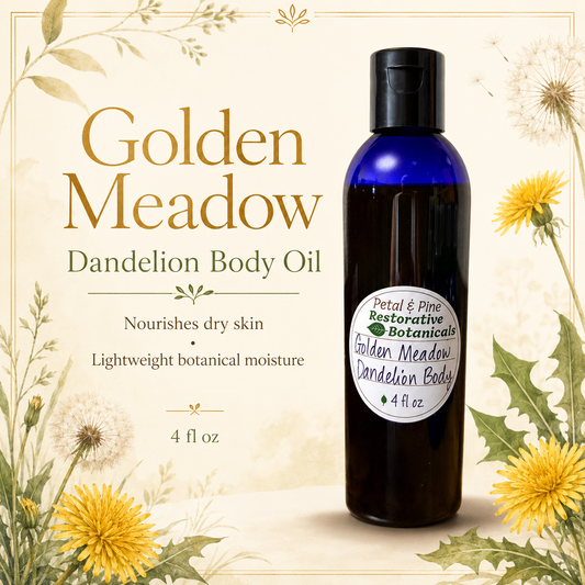 Golden Meadow Dandelion Body Oil