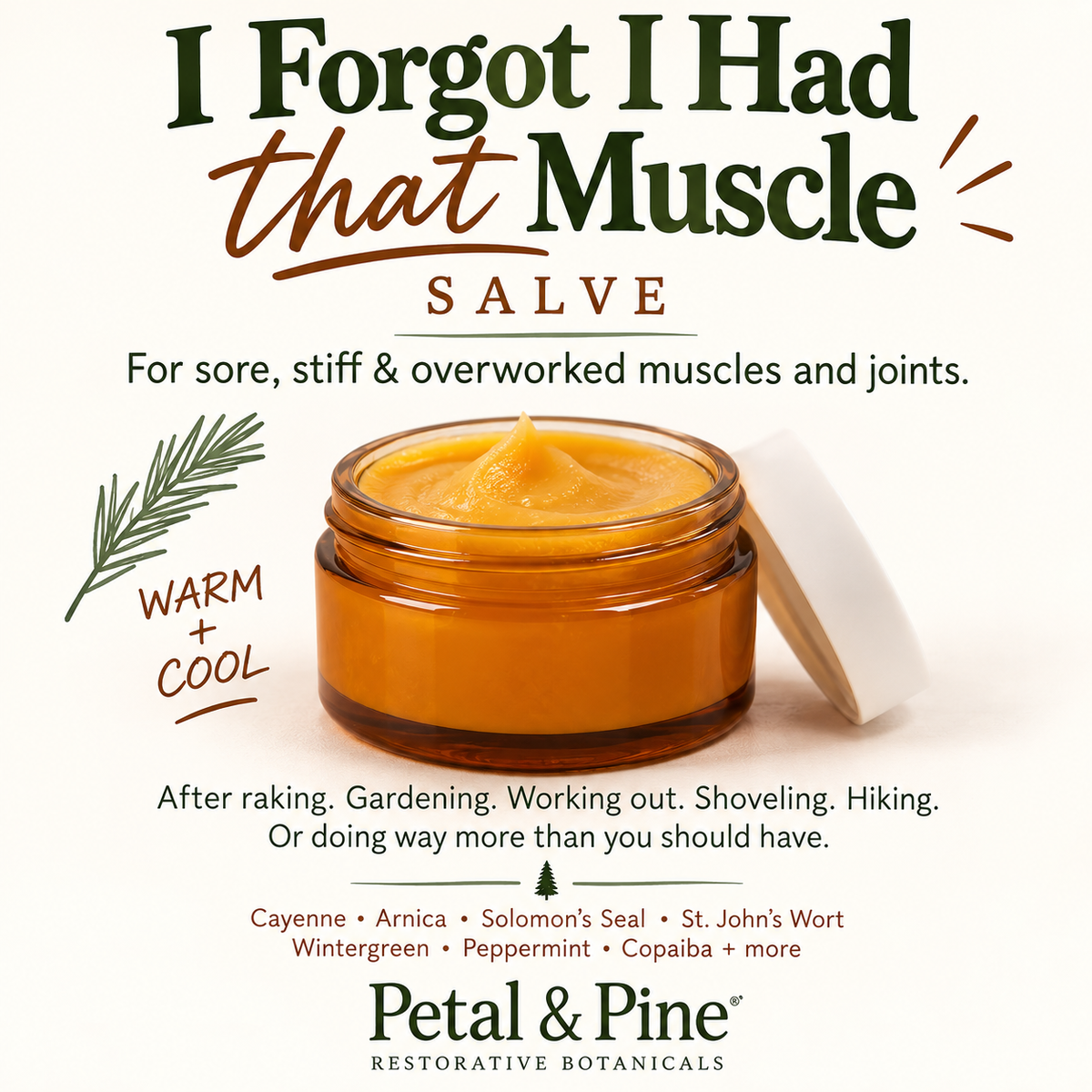 I Forgot I Had THAT Muscle Salve
