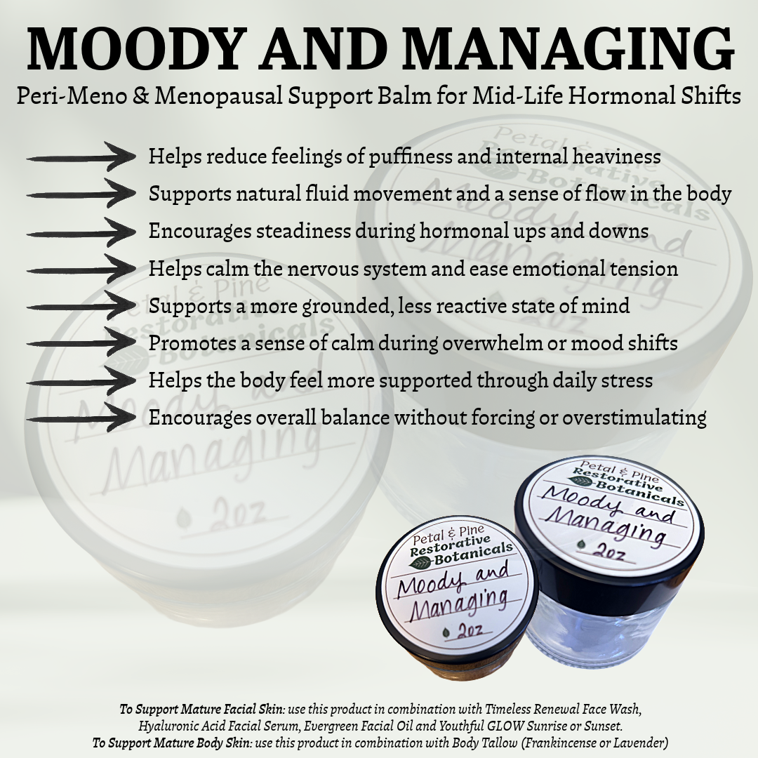 Moody and Managing Balm for Peri-Meno and Menopausal Women