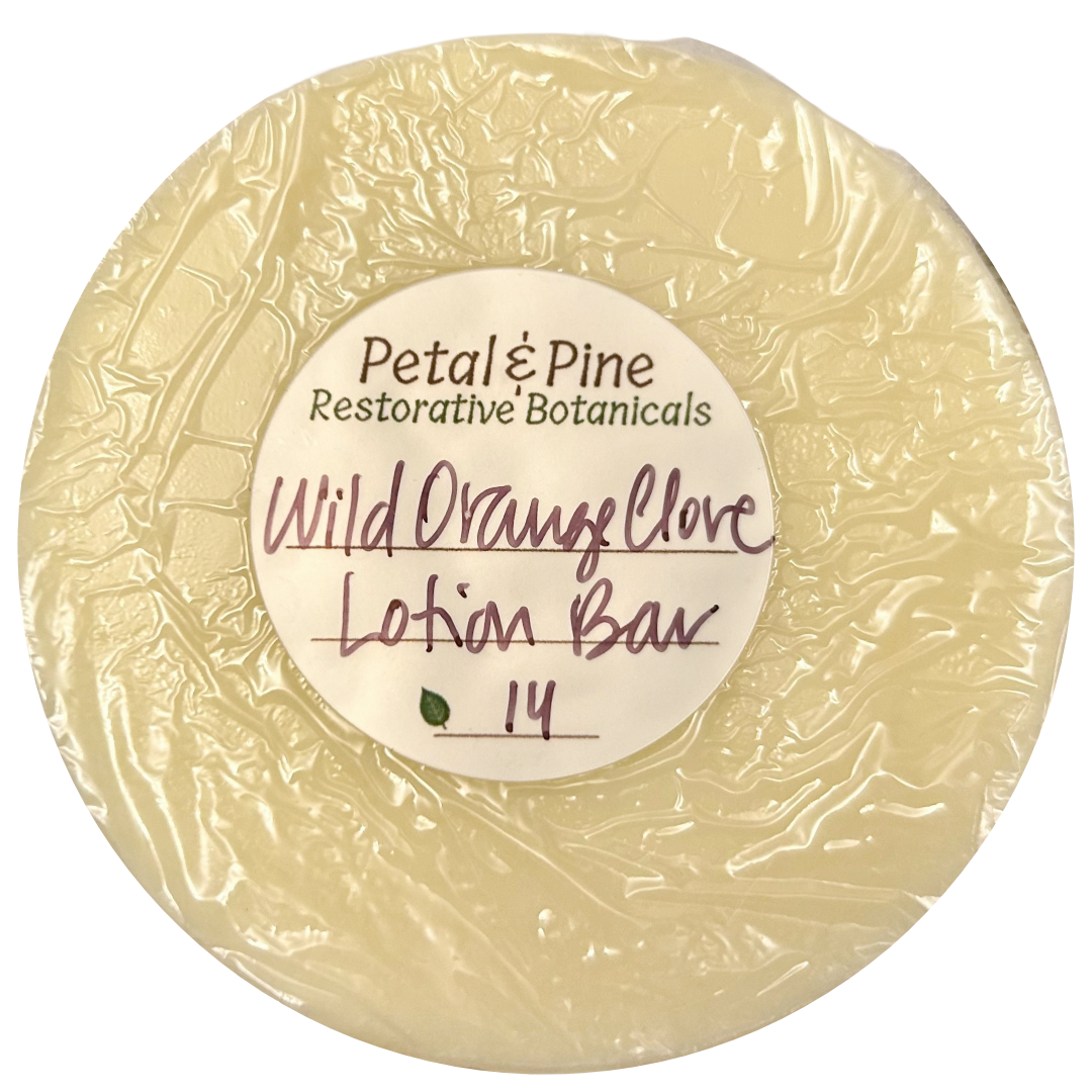 Wild Orange Clove Lotion Bar