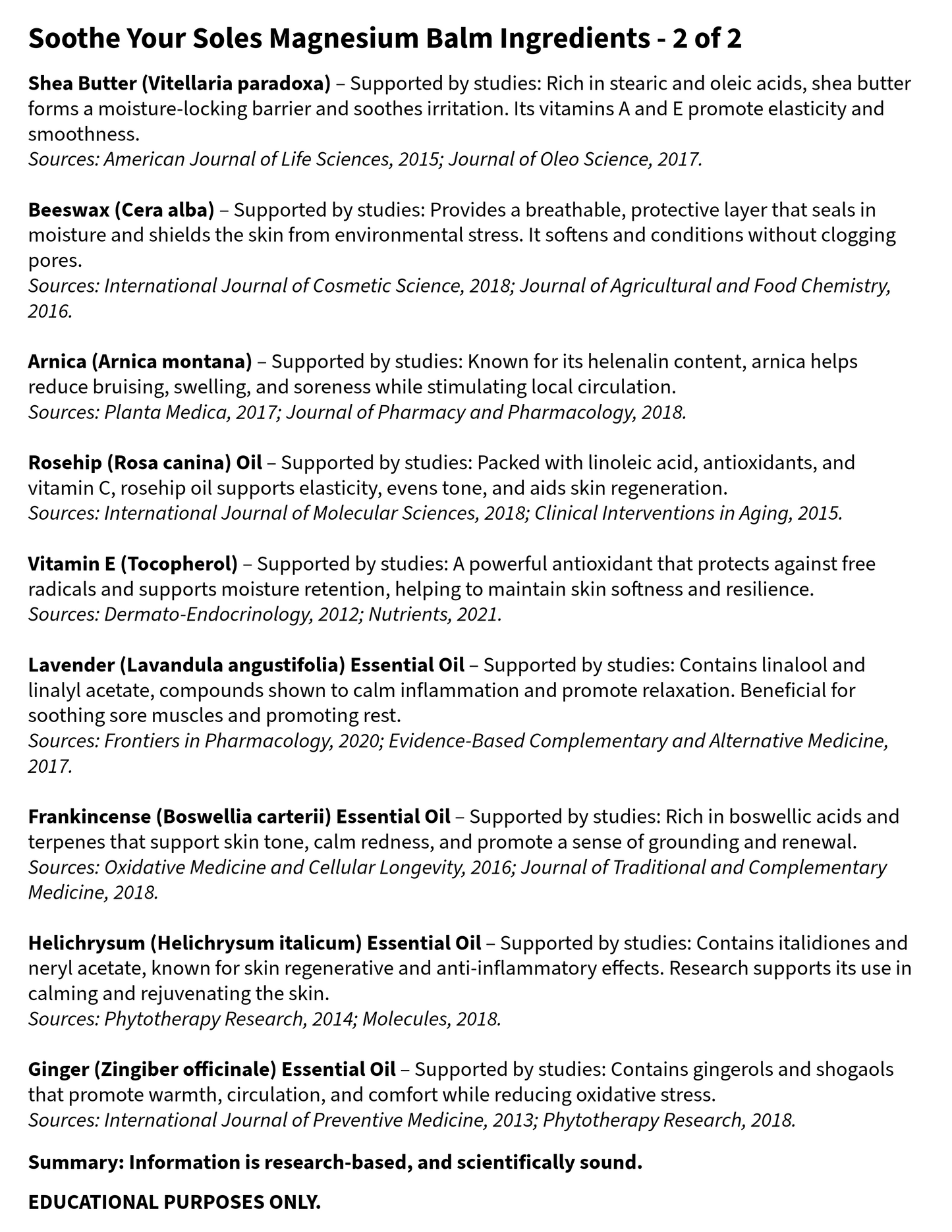 Soothe Your Soles Magnesium Balm