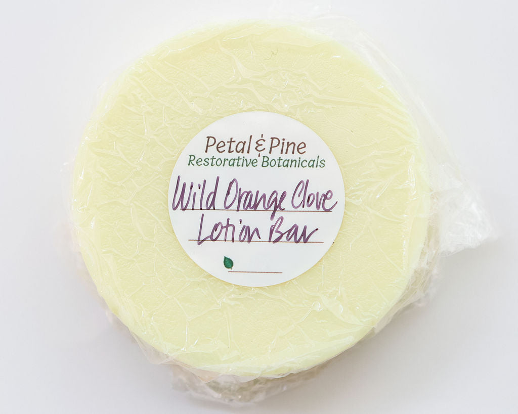 Wild Orange Clove Lotion Bar